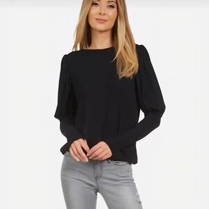 Michael Lauren Puff Sleeve top